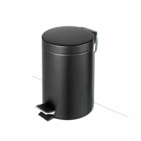 Χαρτοδοχείο Επιδαπέδιο Geesa Nemox 634 Black Matt  3L