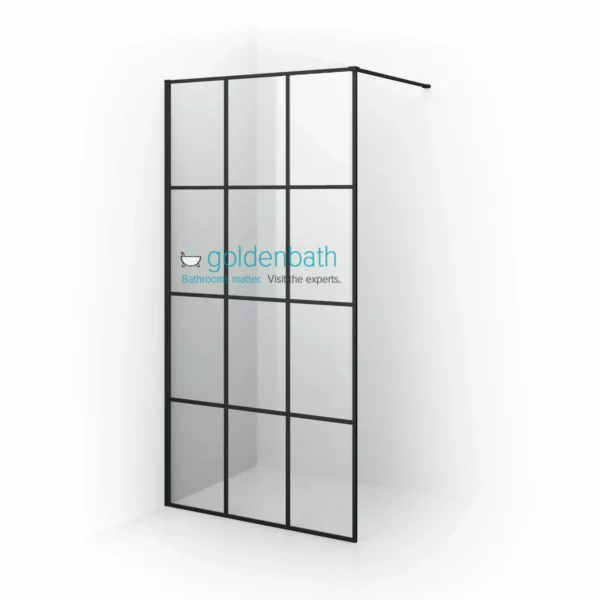 Διαχωριστικό Ντουζιέρας Devon IWIS Walk-in Black Mat