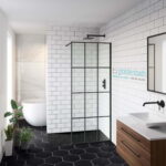 Διαχωριστικό Ντουζιέρας Devon IWIS Walk-in Black Mat