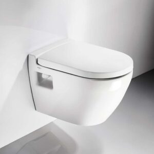 Λεκάνη κρεμαστή κομπλέ SEREL Smart SM2300 – Λευκό, Κάλυμμα Απλό