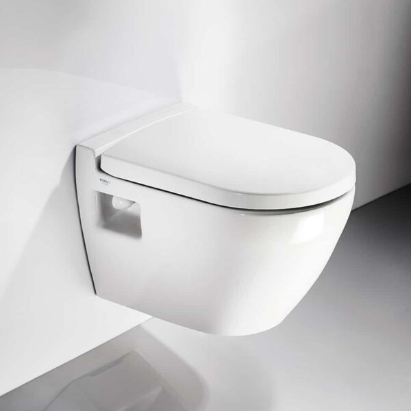Λεκάνη κρεμαστή κομπλέ SEREL Smart SM2300 – Λευκό, Κάλυμμα Απλό