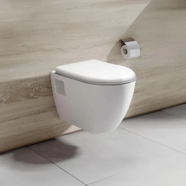 Λεκάνη Κρεμαστή Serel Smart Rimless SM2600 - Κάλυμμα Απλό