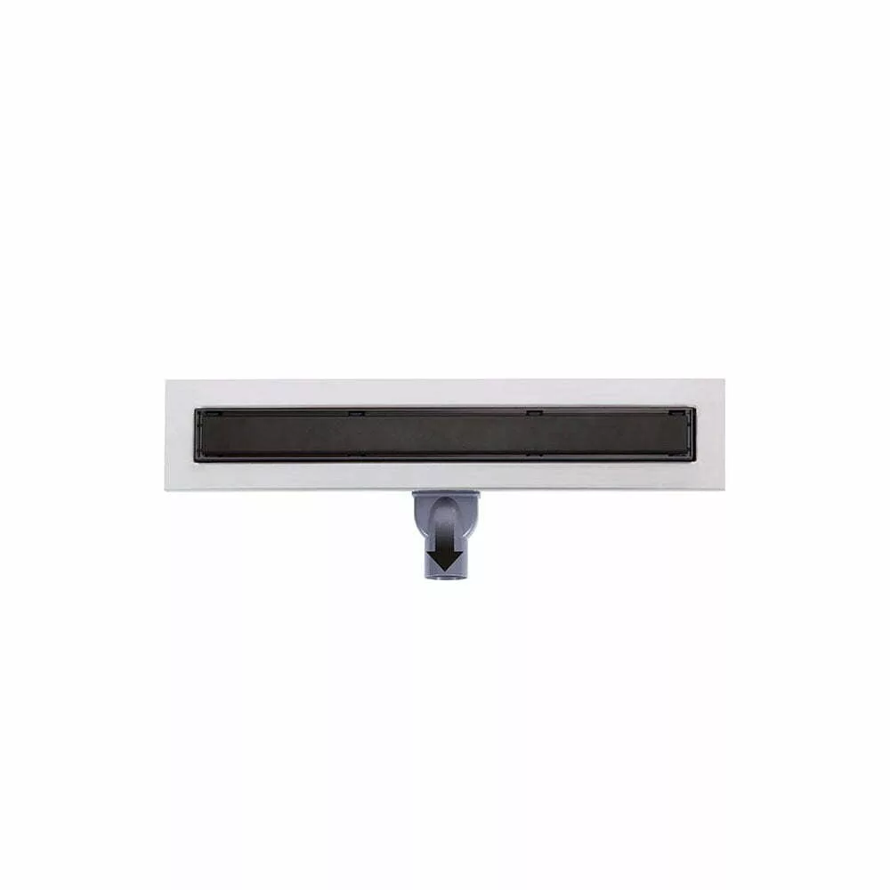 Κανάλι Ντούζ Wirquin Venisio Slim Black Matt