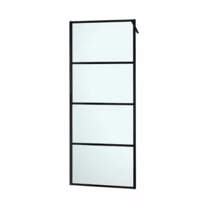 Διαχωριστικό Ντουζιέρας Orabella Lines Black Mat