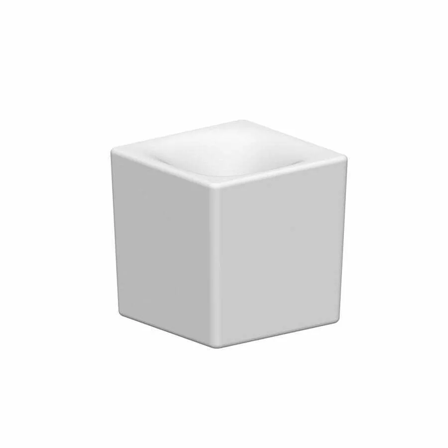 Νιπτήρας Επιτραπέζιος/Κρεμαστός Scarabeo Cube 24 – Μαύρο Ματ
