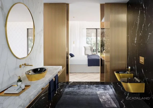 Λεκάνη Κρεμαστή Catalano Gold And Silver Newflush
