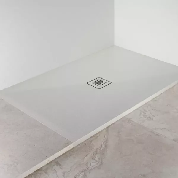 Ντουζιέρα Ορθογώνια Scarabeo Step – Λευκό Ματ