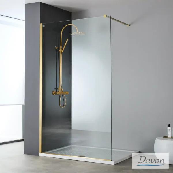 Διαχωριστικό Ντουζιέρας Devon Iwis Walk-in PVD