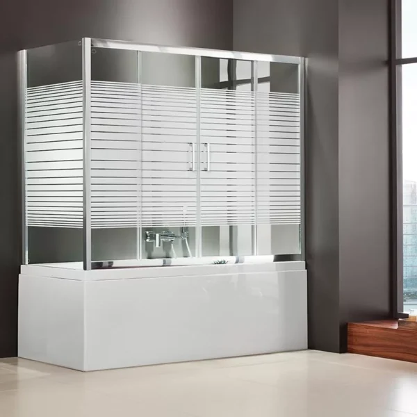Διαχωριστικό Μπανιέρας Axis Bath Slider 2+2