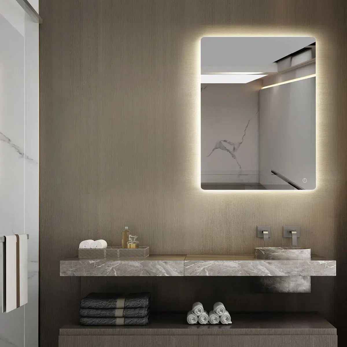 Καθρέπτης Led Luminor Joy - 80x60 εκ.