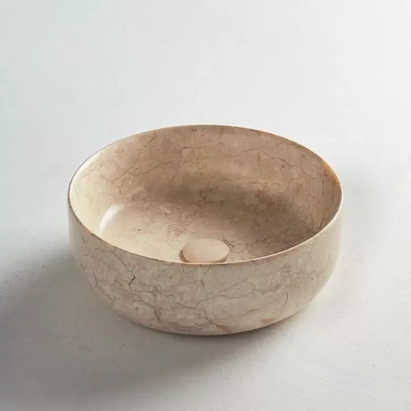 Νιπτήρας Επιτραπέζιος Fossil Jetti – 33×33 εκ., Μπέζ