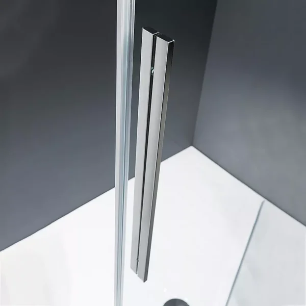 Καμπίνα Τετράγωνη Devon Flow Corner Entry – 80×80 εκ., Χρώμιο
