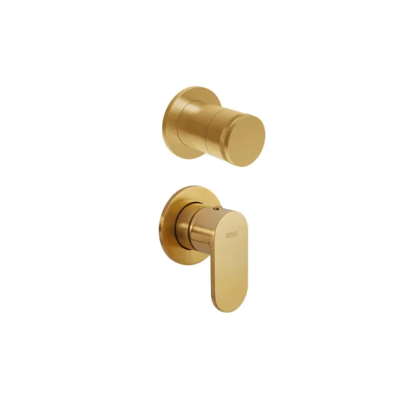Μίκτης Εντοιχισμού 2 Εξόδων Armando Vicario Slim - Gold Brushed