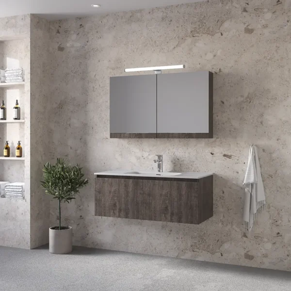 Royal Bath Sevilla 100 Έπιπλο Μπάνιου Με Ένθετο Νιπτήρα