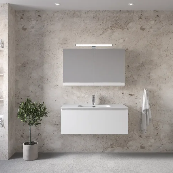Royal Bath Sevilla 100 Έπιπλο Μπάνιου Με Ένθετο Νιπτήρα
