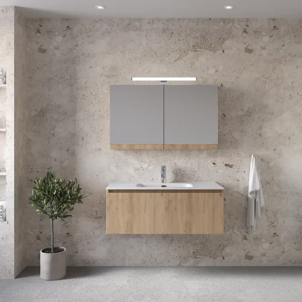 Royal Bath Sevilla 100 Έπιπλο Μπάνιου Με Ένθετο Νιπτήρα