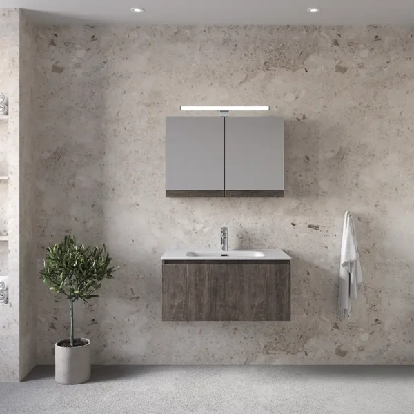 Royal Bath Sevilla 80 Έπιπλο Μπάνιου Με Ένθετο Νιπτήρα