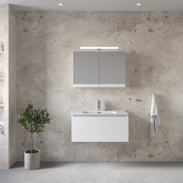 Royal Bath Sevilla 80 Έπιπλο Μπάνιου Με Ένθετο Νιπτήρα