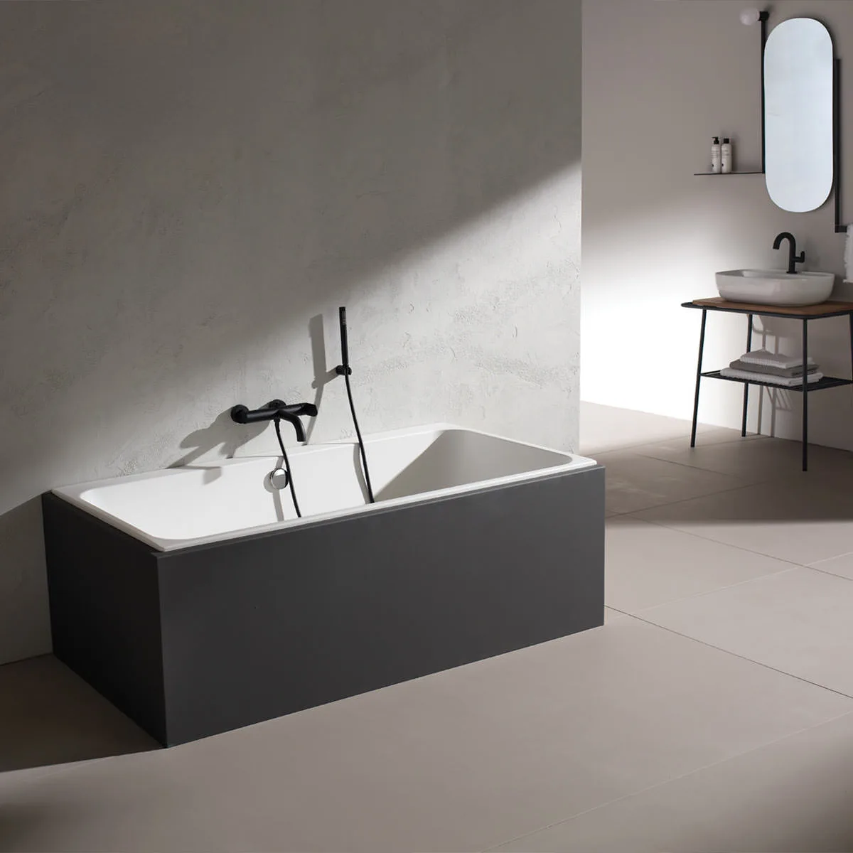 Carron Profile Duo Low Rim Ένθετη Μπανιέρα