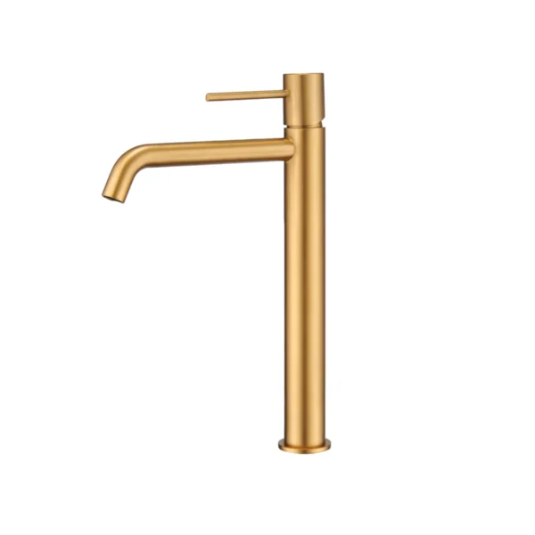 Imex Monza Μπαταρία Νιπτήρα Υψηλή - Gold Brushed