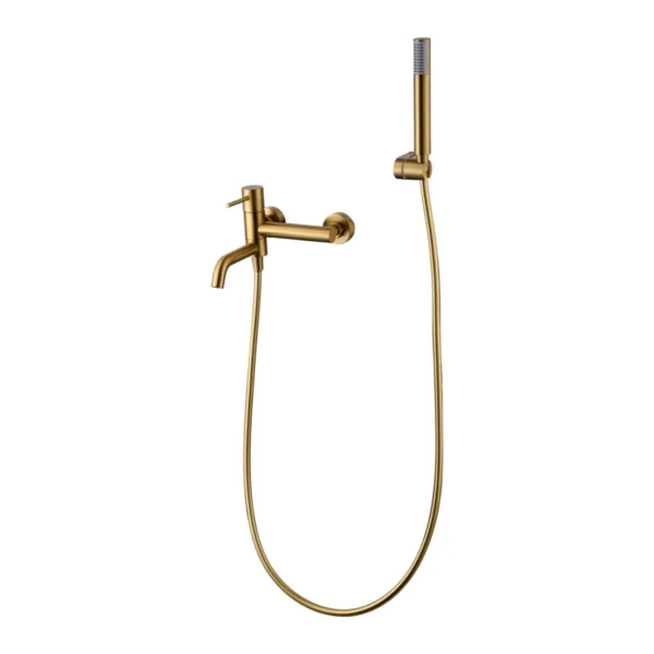 Imex Monza Αναδιπλούμενη Μπαταρία Λουτρού - Gold Brushed