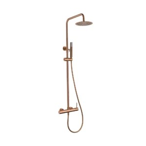 Imex Monza Στήλη Ντούζ Με Μπαταρία - Rose Gold