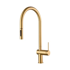 Imex Berna Μπαταρία Νεροχύτη - Gold Brushed