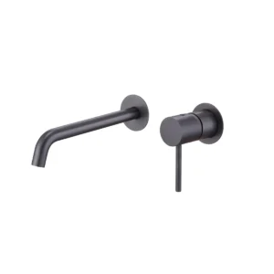 Imex Monza Μπαταρία Νιπτήρα Εντοιχισμού - Black Brushed