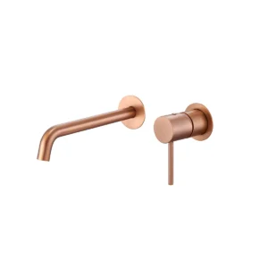 Imex Monza Μπαταρία Νιπτήρα Εντοιχισμού - Rose Gold