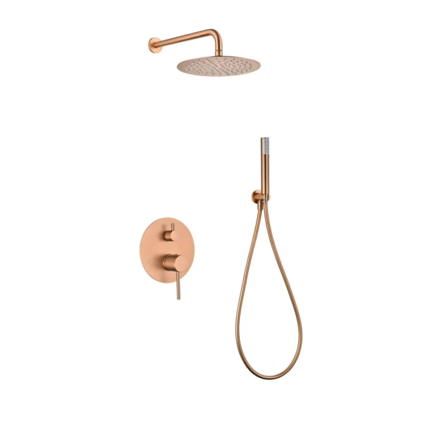 Imex Monza Σύστημα Εντοιχισμού Ντουζιέρας - Rose Gold