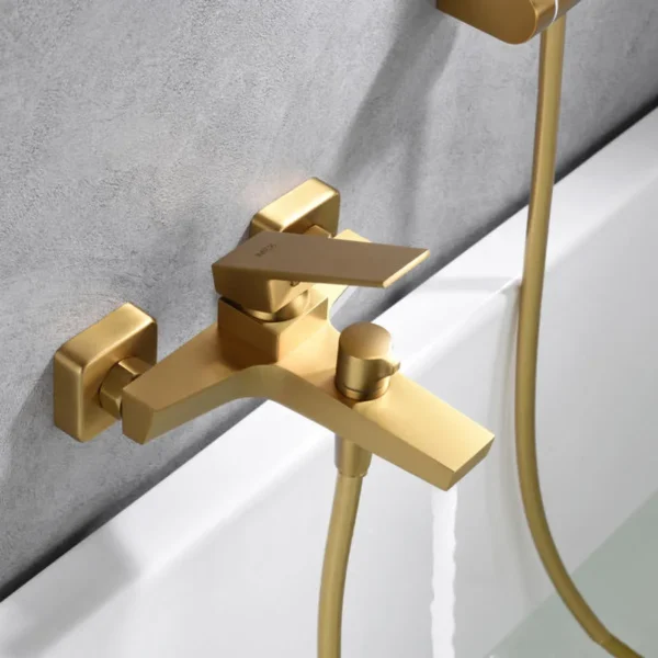 Imex Art Μπαταρία Λουτρού - Gold Brushed