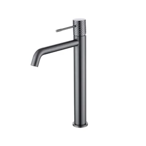 Imex Genova Θερμοστατική Μπαταρία Νιπτήρα Υψηλή - Black Brushed