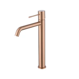 Imex Genova Θερμοστατική Μπαταρία Νιπτήρα Υψηλή - Rose Gold