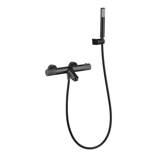 Imex Line Θερμοστατική Μπαταρία Λουτρού - Black Brushed