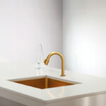 Cora Filter Spout Μπαταρία Νεροχύτη Φίλτρου - Gold Brushed