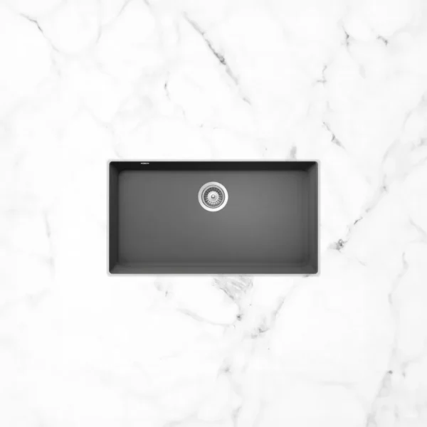 Schock Montano N-100XL Νεροχύτης Υποκαθήμενος - Silver Stone