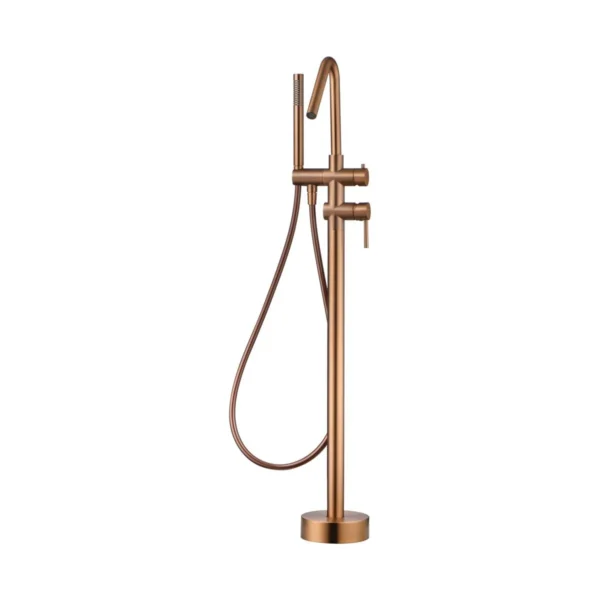 Imex Corcega Μπαταρία Λουτρού Επιδαπέδια - Rose Gold