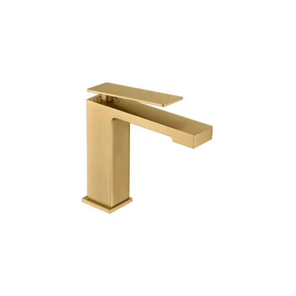 Imex Pisa Μπαταρία Νιπτήρα Χαμηλή - Gold Brushed