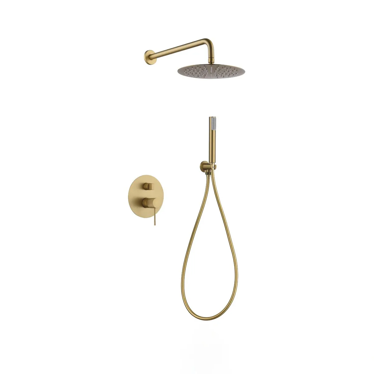 Imex Line Σύστημα Εντοιχισμού Ντουζιέρας - Gold Brushed