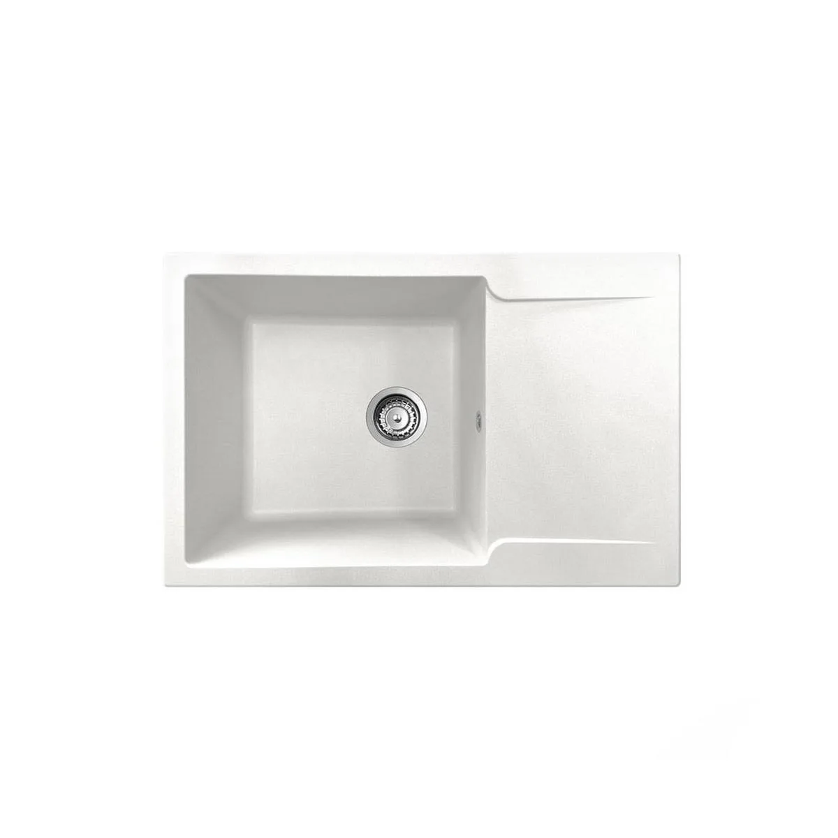 Duralit ΚN105 Νεροχύτης Ένθετος - White