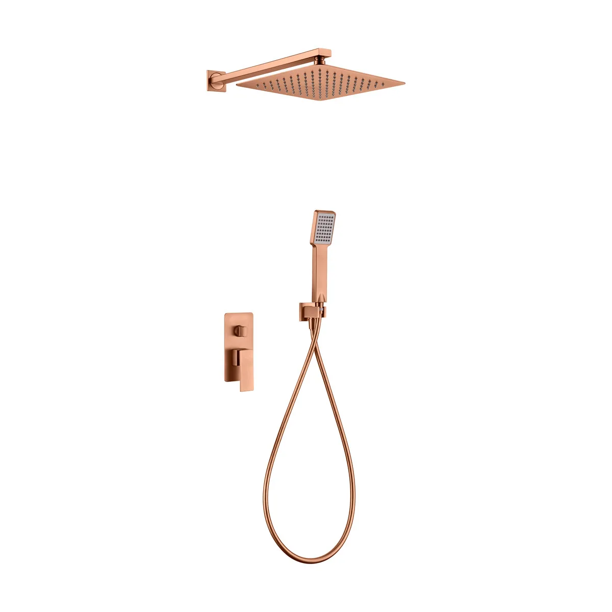 Imex Pisa Σύστημα Εντοιχισμού Ντουζιέρας - Rose Gold