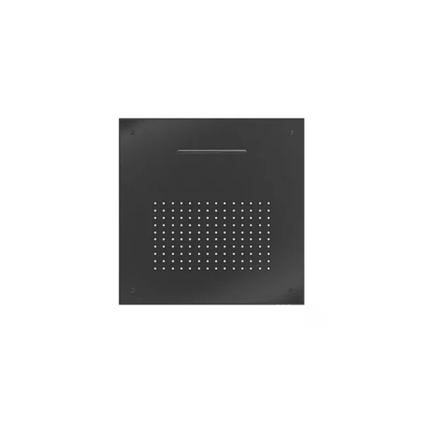 Square Temptation Κεφαλή Εντοιχισμού - Black Brushed