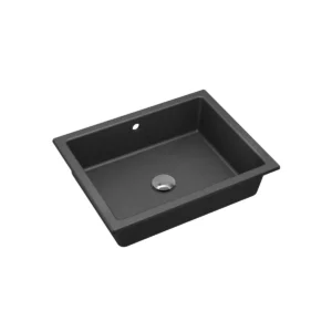 Turtl Neces 50 Υποκαθήμενος Νιπτήρας - Black Metallic