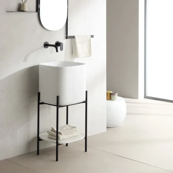 Scarabeo Laila S Shelf Έπιπλο Μπάνιου Επιδαπέδιο