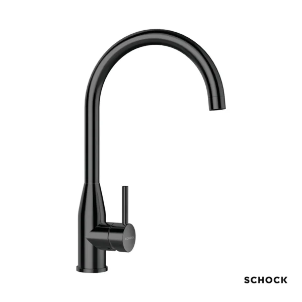 Schock Kavus Gunmetal Μπαταρία Νεροχύτη Κουζίνας