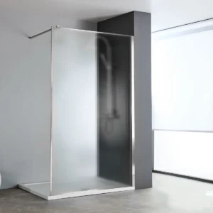 Devon Iwis Fluted Διαχωριστικό Ντουζιέρας - 70 εκ., Χρώμιο