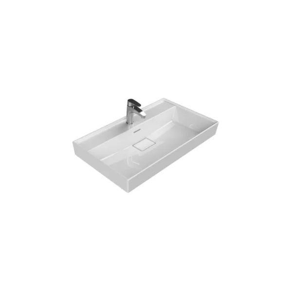 Cerastyle Sharp Νιπτήρας Ένθετος Επίπλου - 48x48 εκ.