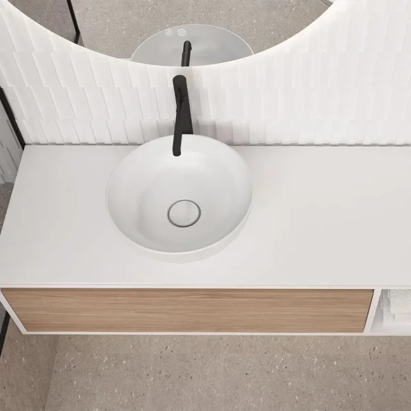 Orabella Shelf 140 Έπιπλο Μπάνιου Κρεμαστό